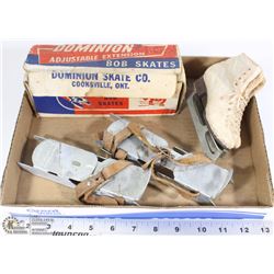 VINTAGE SKATE ITEMS DOMINION BOB SKATES KIDS