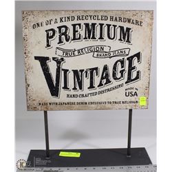 VINTAGE PREMIUM TRUE RELIGION BRAND-JEANS SIGN