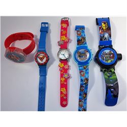 #3 - LOT OF 5 KIDS WATCHES