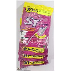 LOT OF 45 SCHICK WOMENS RAZOR BLADES