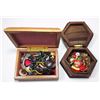 Image 1 : #5 - LOT OF 2 WOODEN BOXES & CONTENTS
