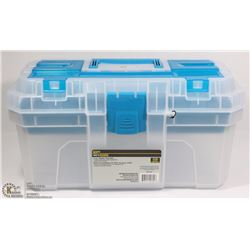 NEW FIX IT 16" ULTRA TOUGH PLASTIC TOOL BOX