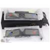 Image 1 : SET OF 2 NEW 3D GLASSES, W/BATTERIES