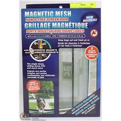 MAGNETIC MESH HANDS FREE SCREEN DOOR