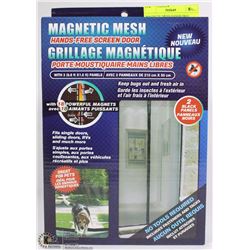 MAGNETIC MESH HANDS FREE SCREEN DOOR