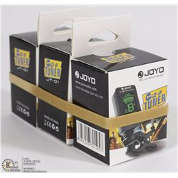 LOT OF 3 GUITAR TUNERS