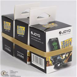 LOT OF 3 GUITAR TUNERS