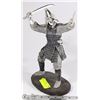 Image 1 : 12 " SAMURAI SOLDIER FIGURE DISPLAY