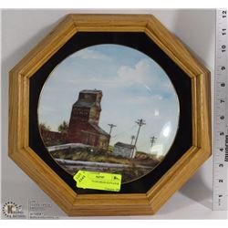 FRAMED LTD ED GRAIN ELEVATOR PLATE