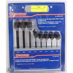 NEW WESTWARD HEX KEY SET