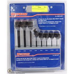 NEW WESTWARD HEX KEY SET