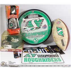 LOT OF SASKATCHEWAN ROUGHRIDERS