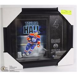NEW FRAMED 12X15 TAYLOR HALL NHL HOCKEY PICTURE