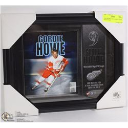 NEW FRAMED 12X15 GORDIE HOWE NHL PICTURE
