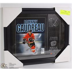 NEW FRAMED 12X15 JOHNNY GAUDREAU NHL PICTURE