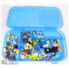 Image 1 : LEGO CASE FULL OF ASST PEOPLE PIECES AND BIKES