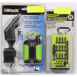 POWER IT IMPACT RATED BIT SET SOLD WITH WOODS