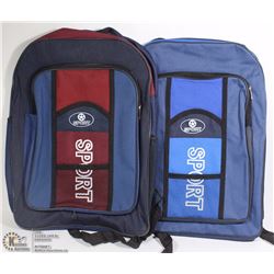 LOT OF TWO NEW SPORT BACK PACKS