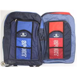 LOT OF TWO NEW SPORT BACK PACKS