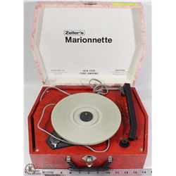 ZELLERS MARIONETTE MODEL Z-50 PORTABLE RECORD