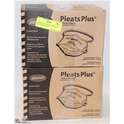 2 CASES OF 50 EACH NEW PLEATS PLUS PARTICULATE