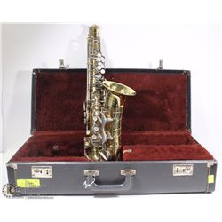 VINTAGE COMPLETE SUPER-GRANGE SAXOPHONE W/ NEW