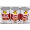 Image 1 : 3 VINTAGE SHELL ROTELLA ONE LITRE MOTOR OIL
