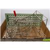 Image 1 : VINTAGE SET OF 75 CORK BALLS WITH WIRE BINGO CAGE