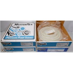 4 BOXES OF MASTERFLEX PEROXIDE AND SILICONE TUBING