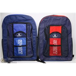 LOT OF TWO SPORT BACK PACKS