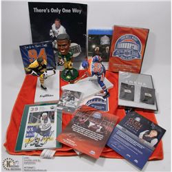 BOX OF ASST SPORTS COLLECTIBLES INCL TODD