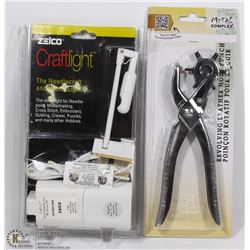 BOX W/NEW ARTS & CRAFTS LIGHT & NEW