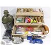 Image 1 : BOX W/OLD PAL TACKLEBOX W/TACKLE