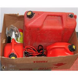 LARGE BOX W/NEW AUTOMOTIVE FLUIDS,