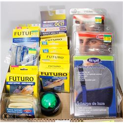 BOX W/NEW INJURY & PAIN RELIEF SUPPORT