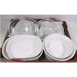 SET OF 4 CORNINGWARE BAKING DISHES