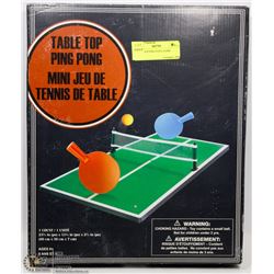 TABLE TOP PING PONG GAME