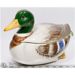 VINTAGE OTAGIRI MALLARD DUCK COOKIE JAR