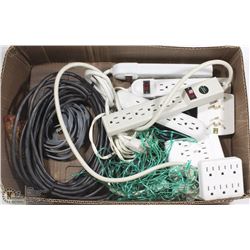 FLAT FULL OF POWER BARS, MULTI-PLUGS &