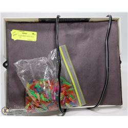 VINTAGE LITE BRITE WITH PEGS AND SHEETS