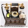 Image 1 : ANTIQUE ROTARY DIAL STYLE PHONE