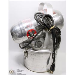 VINTAGE STAINLESS TRI JET COMMANDER  FOG MACHINE