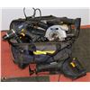 Image 1 : MASTERCRAFT BAG WITH MASTERCRAFT 18V DRILL.