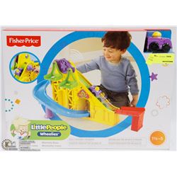 FISHER PRICE LITTLE PEOPLE WHEELIES PLAY SET