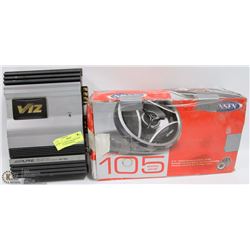 ALPINE SUBWOOFER AMP & NEW JENSON 105W SPEAKERS