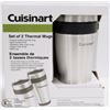Image 1 : SET OF 2 CUISINART THERMAL MUGS