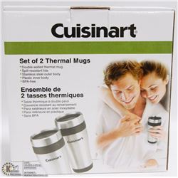 SET OF 2 CUISINART THERMAL MUGS