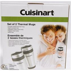 SET OF 2 CUISINART THERMAL MUGS