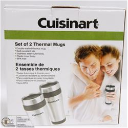 SET OF 2 CUISINART THERMAL MUGS