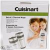 Image 1 : SET OF 2 CUISINART THERMAL MUGS